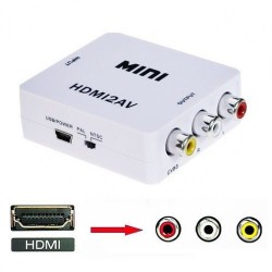 Convertidor HDMI a RCA Audio y Video