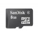 Memoria MicroSD SanDisk de 8GB Clase 4 + Adaptador SD
