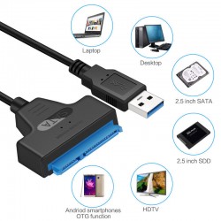 Adaptador SATA a USB 3.0 - Disco Duro 2.5" Laptop