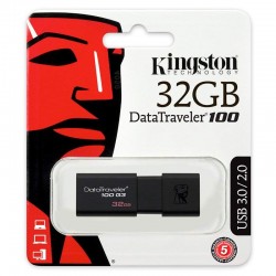Memoria USB 2.0 32GB Kingston DataTraveler 100 G3