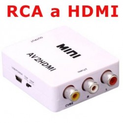 Convertidor RCA Audio y Video a HDMI