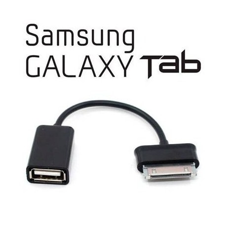 Cable adaptador OTG USB Hembra para Samsung Galaxy Tab Tablet 