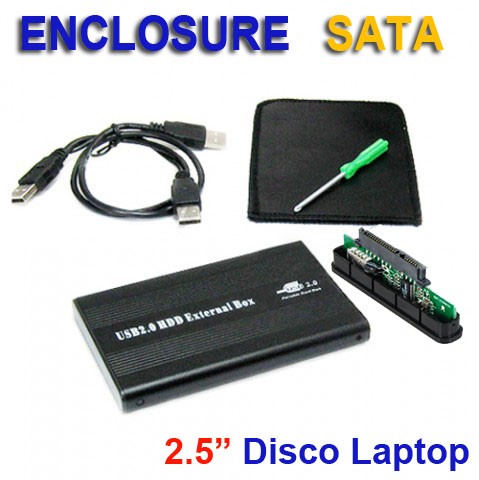 Enclosure SATA para Disco Duro 2.5 de