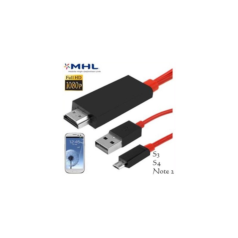 Cable MHL a HDMI para Samsung Galaxy S3