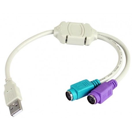Bisagra toma una foto Parecer Adaptador USB a PS2 Teclado,﻿ Mouse