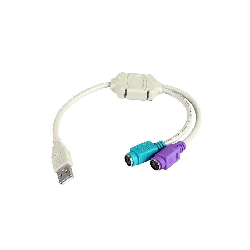 patrón valor Pocos Adaptador USB a PS2 Teclado,﻿ Mouse
