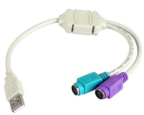 arma Insustituible preferible Adaptador USB a PS2 Teclado,﻿ Mouse