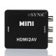 Convertidor HDMI a RCA Audio y Video