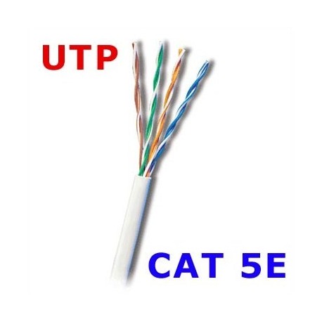 Cable de Red UTP Cat 6E x PIES PARA INTERIOR