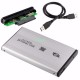 Enclosure SATA USB 2.0 para Disco Duro 2.5 de Laptops