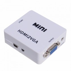 CONVERTIDOR HDMI A VGA BLANCO